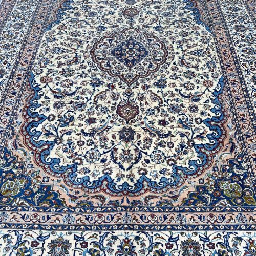 4x3M Silkinlaid Persian Rug Nain (9La)