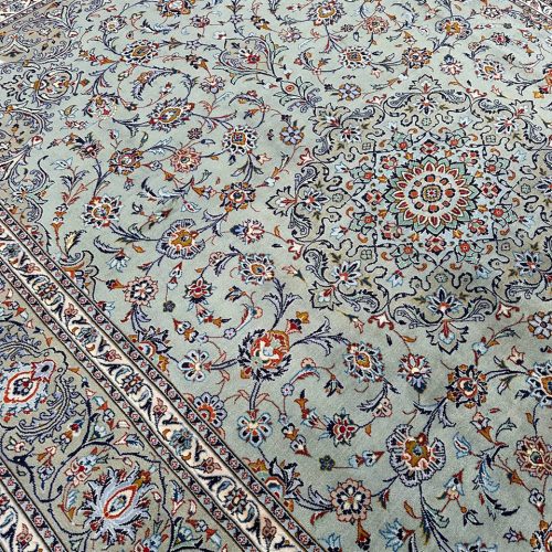 4x3M Fine Pistachio Tone Persian Kashan