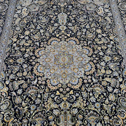 4x3M Fine Signed Persian Kashan Rug