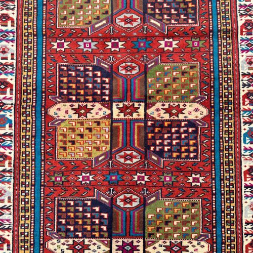 1.9x1.3M Antique Turkoman Persian Rug
