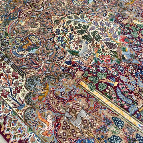 4x3M Pictorial Garden Of Eden Kashmar Rug