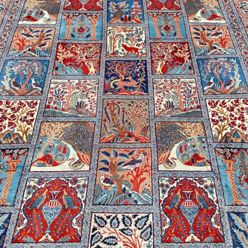4x3M Garden Design Kashmar Persian Rug