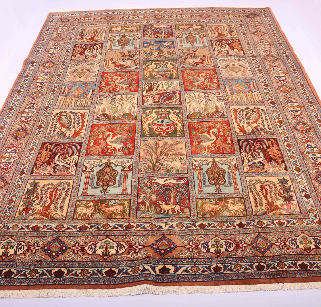 Authentic vintage Persian rug with natural aged patina — RugMaster Australia